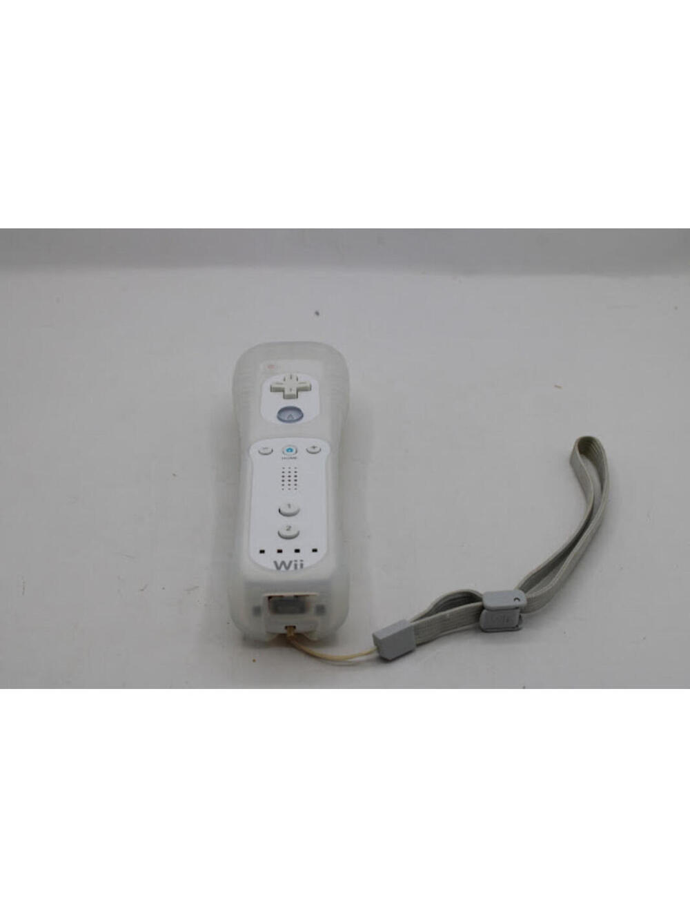 Nintendo Wii Remote Wireless Controller RVL-003 White With Silicone Cover